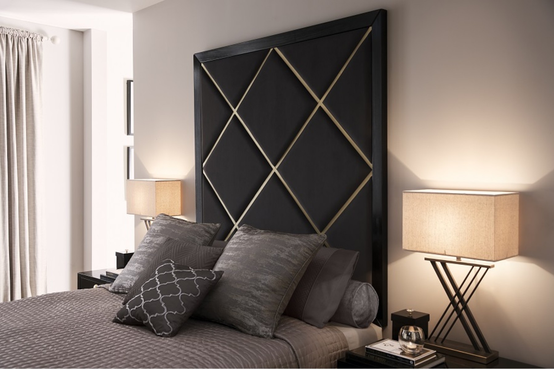 Neso paneled Headboard Framed Headboard Headboards By Design